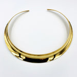 Collar sterling silver 18ct gold plated flexible necklett