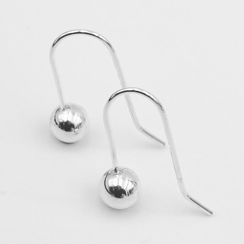 
            
                Load image into Gallery viewer, Petite Euro ball shepherd hook earrings
            
        